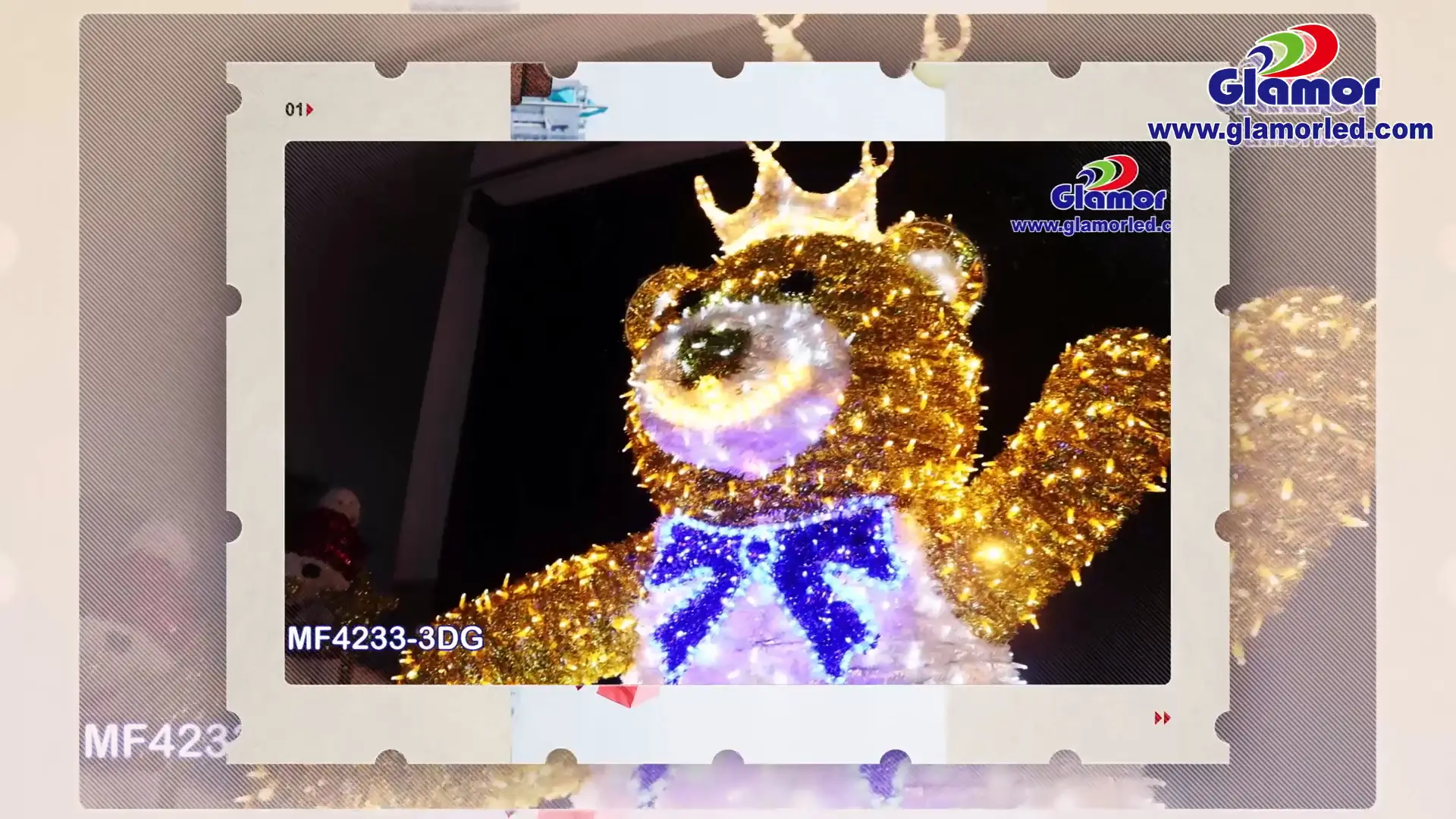 ពន្លឺគំនូរ LED រចនាដើមវិជ្ជាជីវៈពីក្រុមហ៊ុនផលិត Glamour Lighting 1