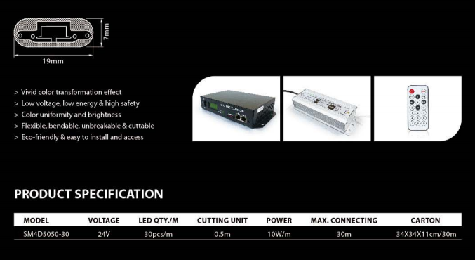  SMD5050 60leds/meter, jalur led DV12V yang boleh dibengkokkan, jalur led rgb china, jalur led bilik tidur, IP65, chasing change