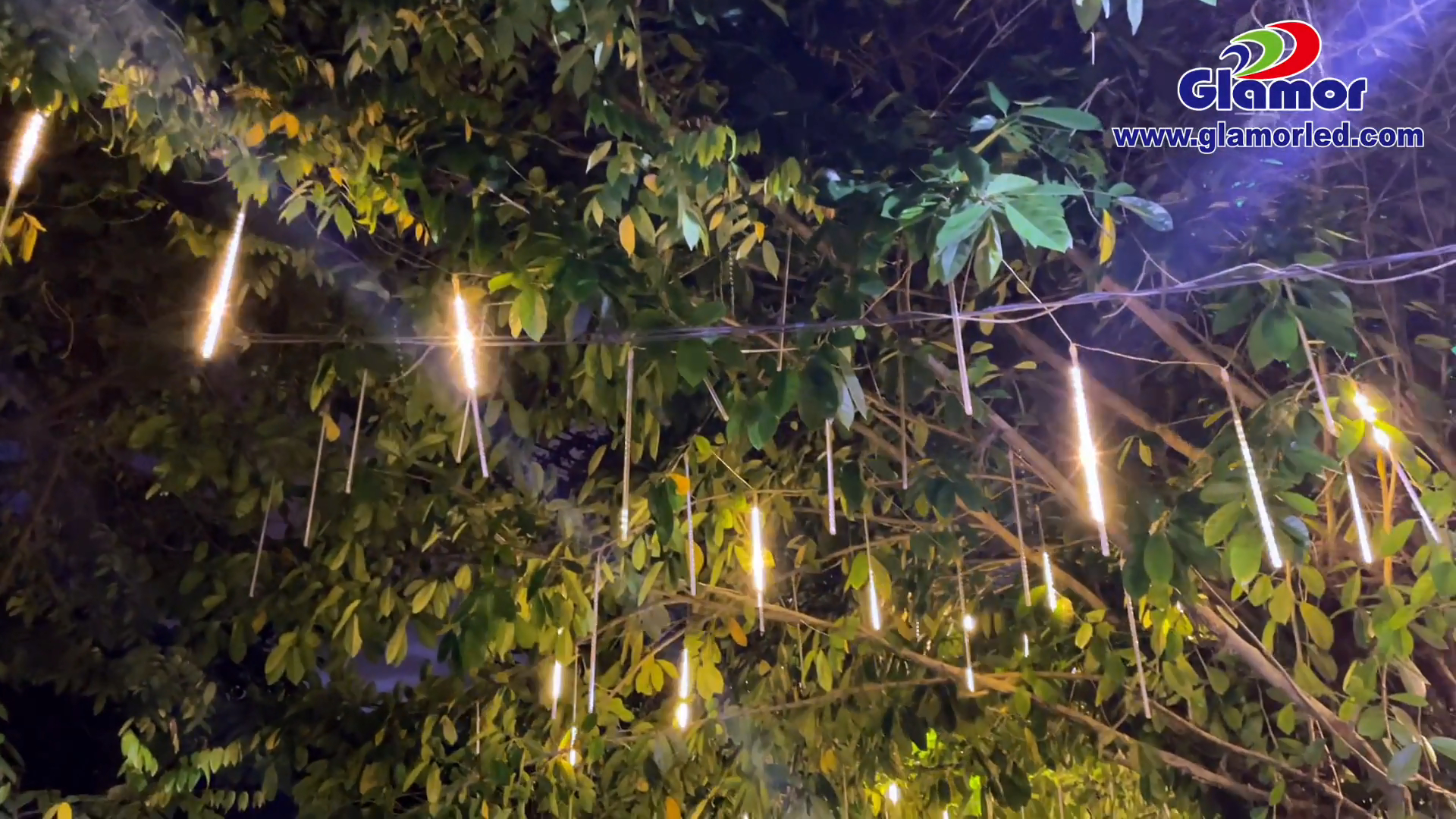  Проект світлодіодного снігопаду та світлодіодних гірлянд | GLAMOR