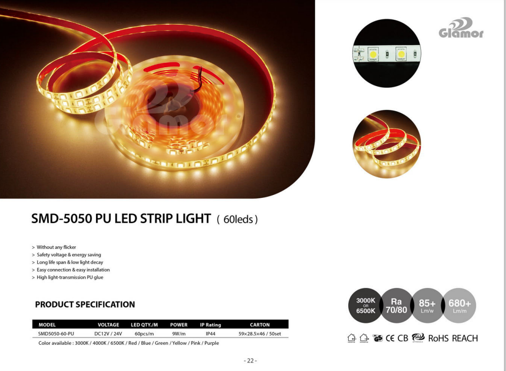 Profesyonel beyaz IP44 PU LED Şerit Işıklar Düşük voltaj üreticileri 2