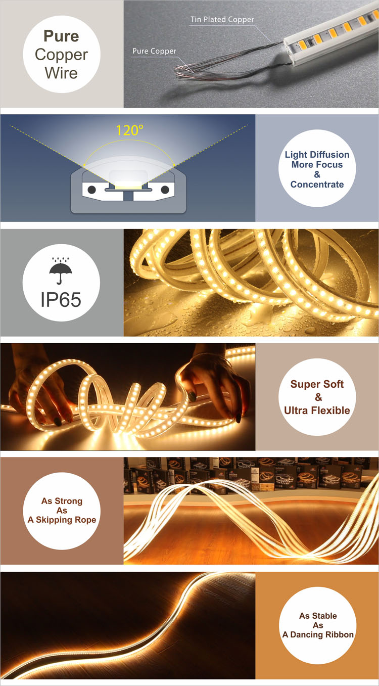 Açık hava ticari en iyi su geçirmez IP65 LED şerit tedarikçisi | GLAMOR 2