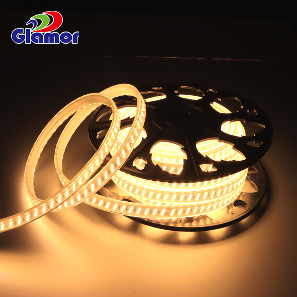 LED Şerit Işık üreticileri 50m üçlü hat 230V 110V 240 led Patent Profesyonel dikdörtgen tip yeni Kristal Yeşim 3