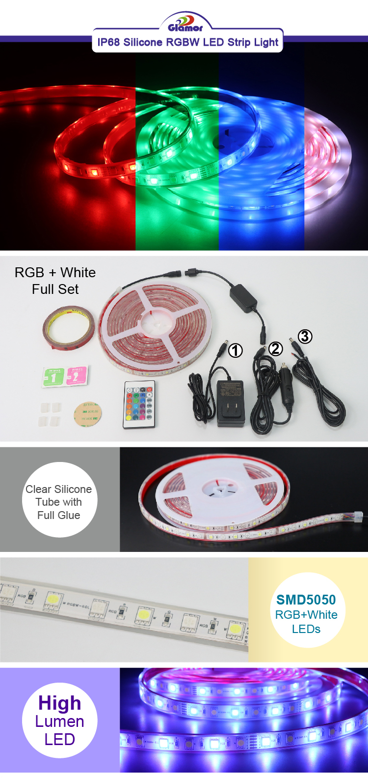 Flexible Led Strip Chiedza chizere Factory Yakanakisa Hunhu RGB WS2811 5V 12V 24V SMD5050 3528 2