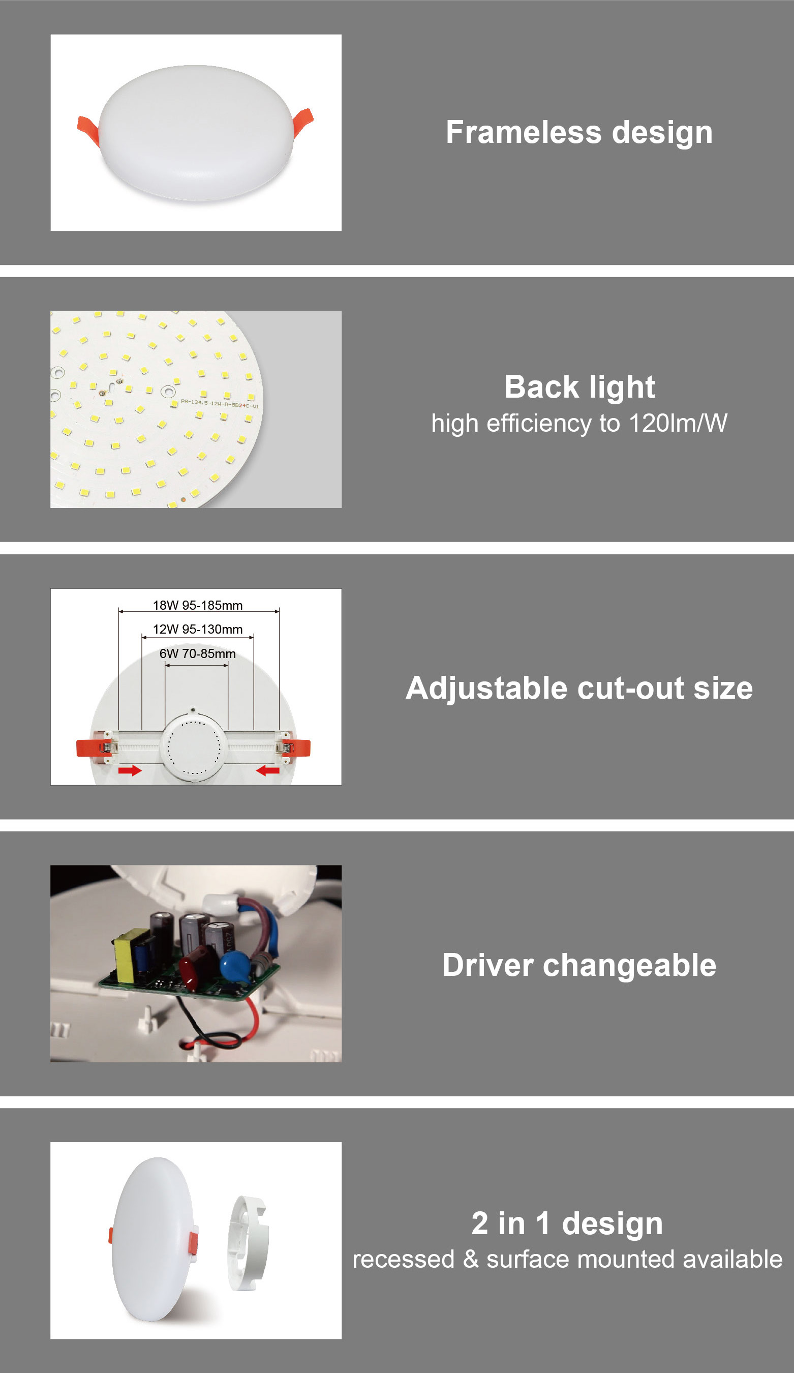 LED සඳ එළිය වෘත්තීය ADL ශ්‍රේණි තොග LED පැනල් ලයිට් පසුපස ආලෝක නිෂ්පාදකයින්-GLAMOR 3