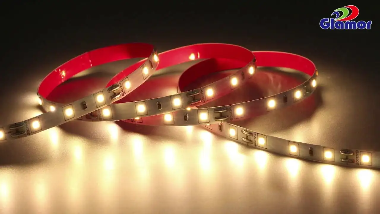 CE RoHS 12V 24V sangat terang IP20 Bogel PCB putih hangat LED Jalur Cahaya ( SMD2835-60S-NK-WW）kilang-GLAMOUR 1