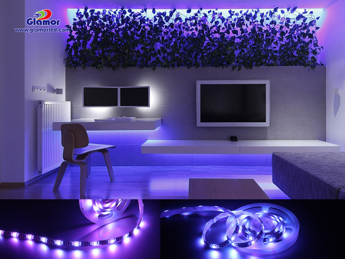 RGB RGBW RGBWW harici veya dahili LED şerit ışıklarının örnekleri Tedarikçi ve üreticiler | GLAMOR 3