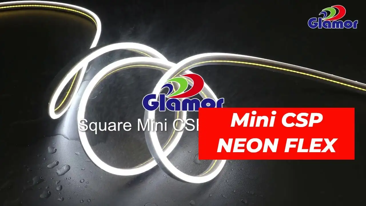 Flexibilní CSP Neon Flex čtvercový tvar s velmi tenkým tělem a dlouhou životností CSP-NS-Y-X1 1
