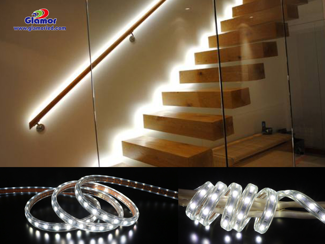 İç ve dış mekan dekorasyonu için esnek, en parlak beyaz veya sarı en iyi ışık şeritleri tedarikçisi 5