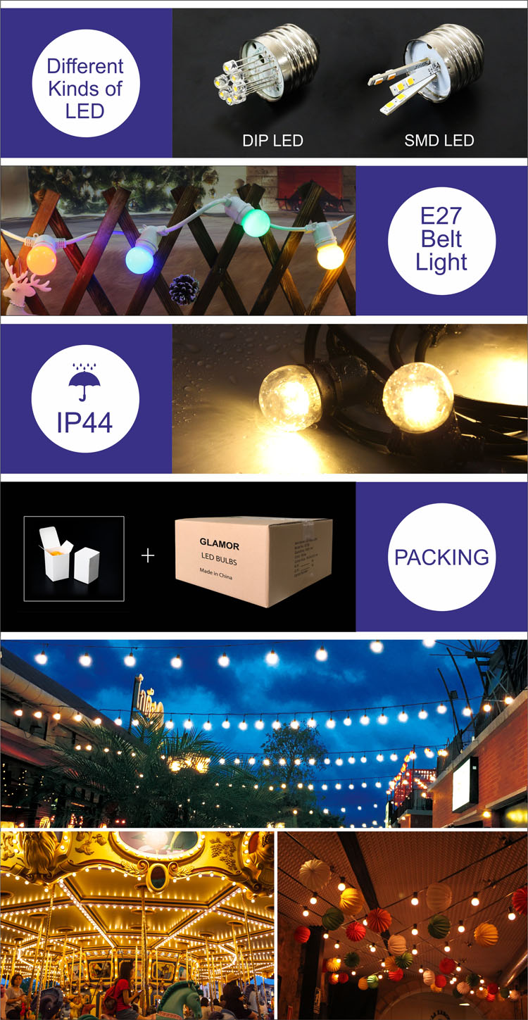 En İyi Toptan E27 DL45 DL60 LED Ampuller Dekorasyon Işıkları GLAMOR Üreticileri Çin Fabrika Fiyatı - GLAMOR 3