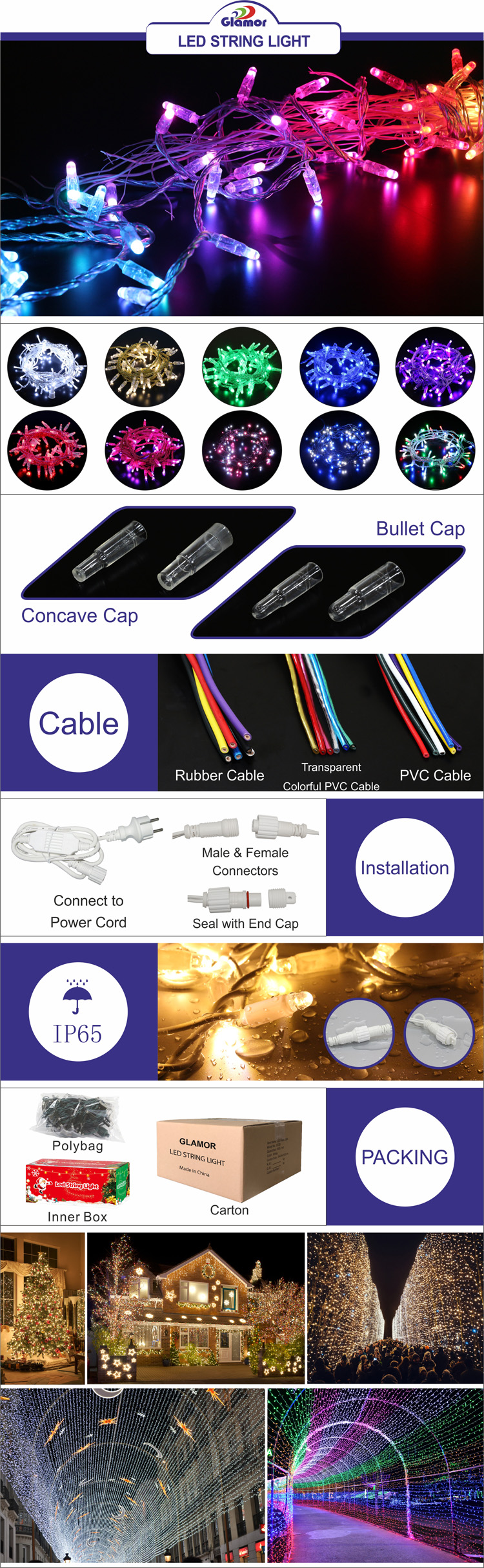 អំពូល LED សម្រាប់បុណ្យណូអែល ក្នុងតម្លៃលក់ដុំ | ភាពអស្ចារ្យ 4