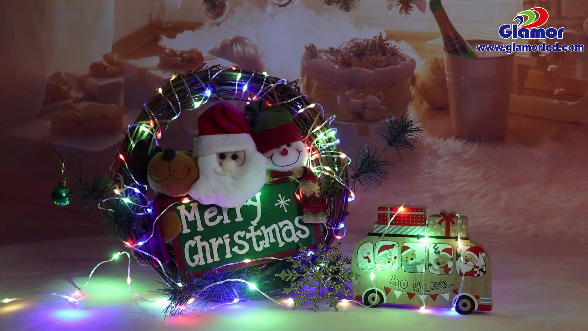 Fabrikisto de provizoj de kristnaskaj lumoj laŭ mendo | GLAMOR 3