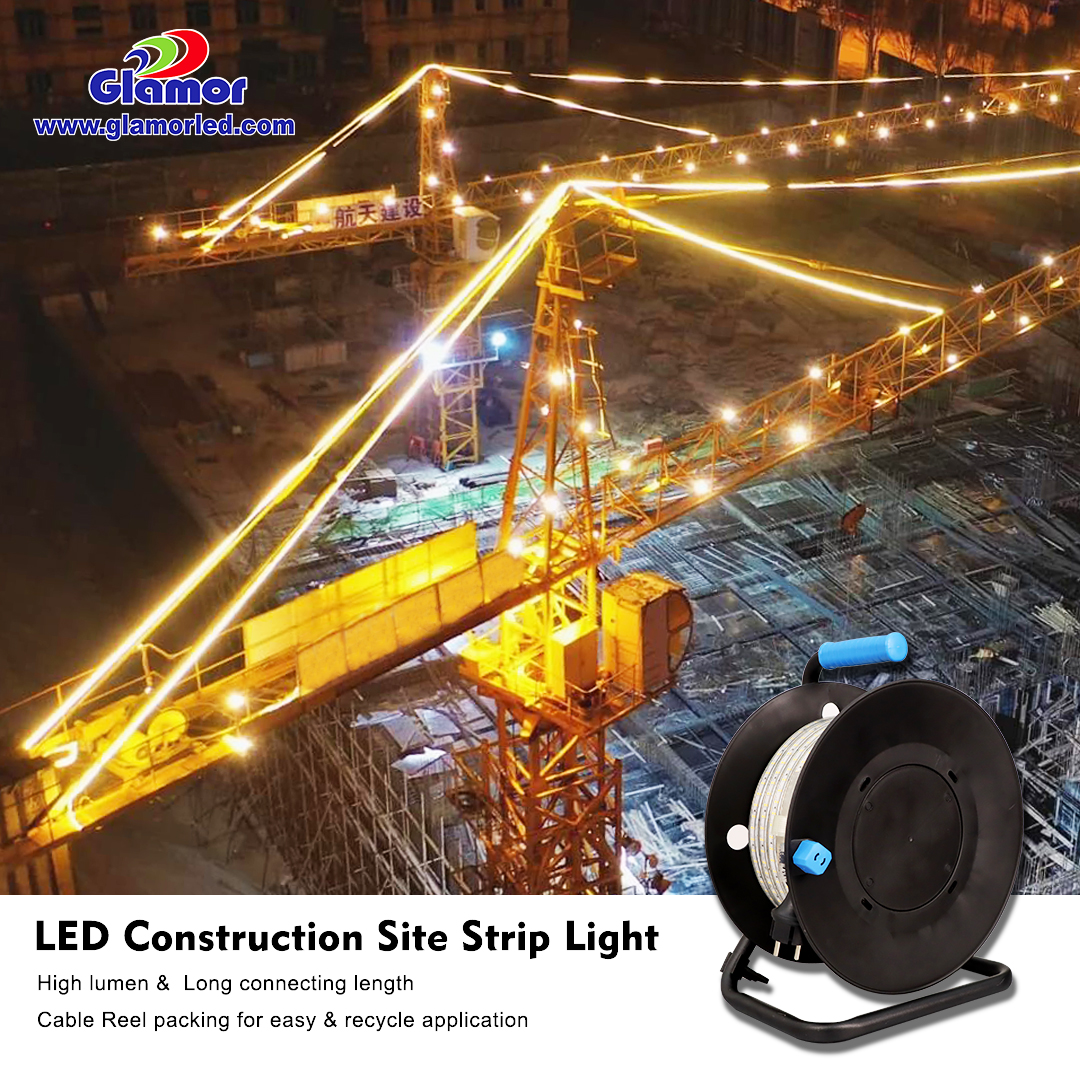  Φωτιστικό LED εργοταξίων με ρολό καλωδίου Προμηθευτής & κατασκευαστές | GLAMOR 