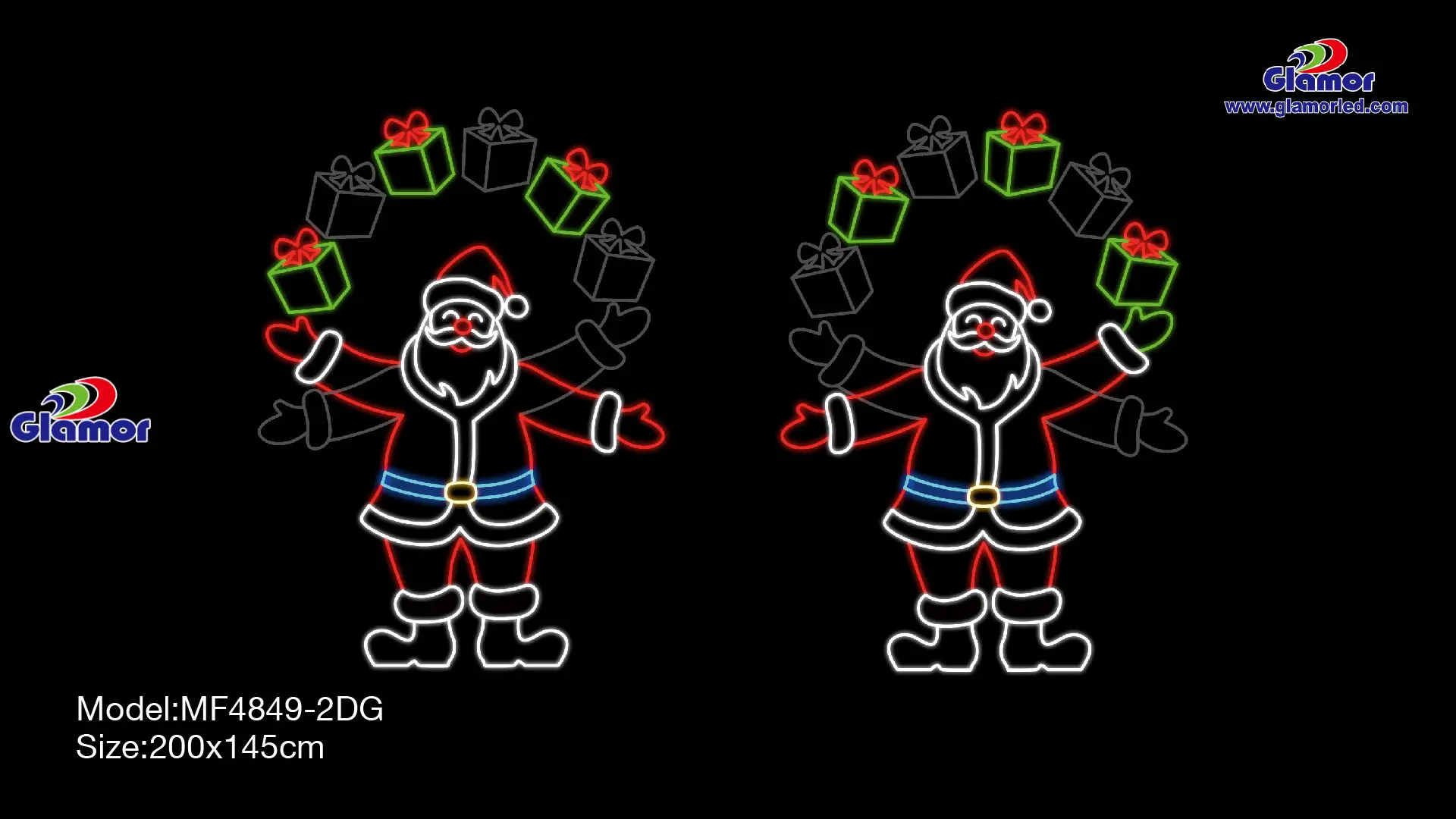 Custom Christmas rope light motifs supply Manufacturer | GLAMOR 1