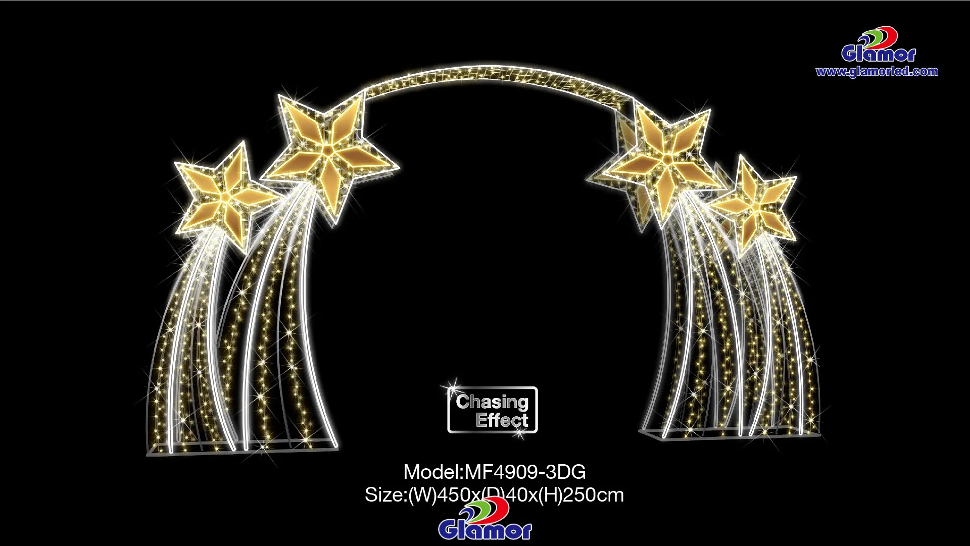 GLAMOR | Custom outdoor Christmas lights motif factory 1