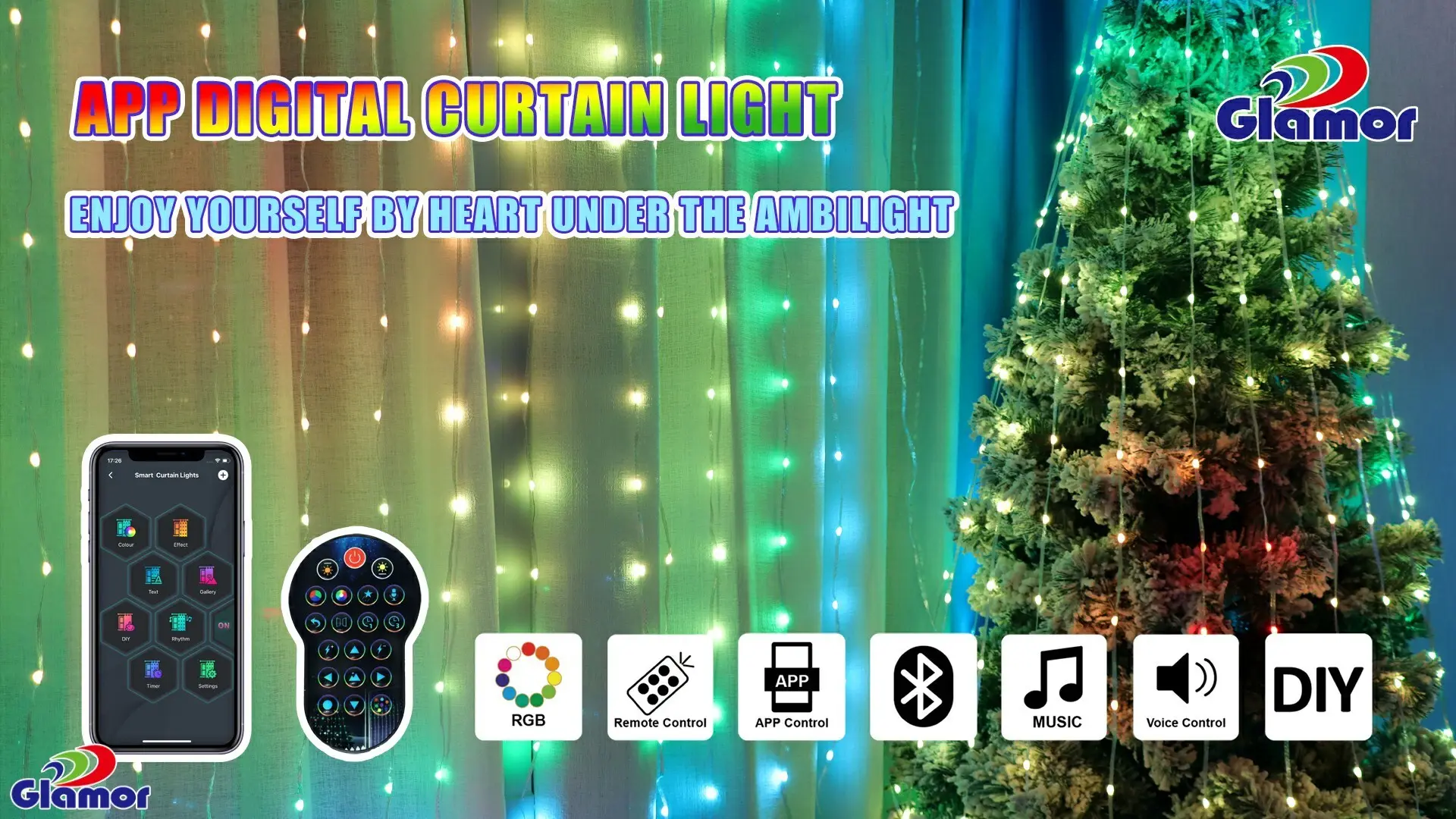 High-quality twinkling Christmas tree lights suppliers | GLAMOR 1