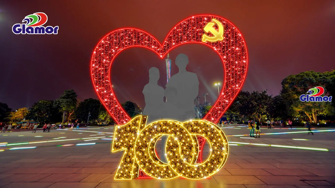 Custom led motif christmas lights company Manufacturer | GLAMOR 1