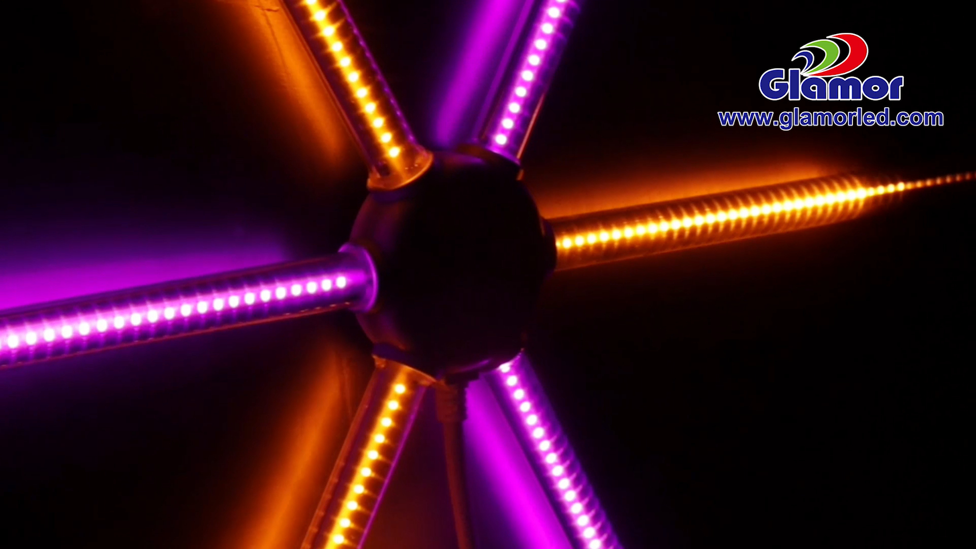 SMD Warna Ganda mengejar ungu orange snowfall tabung lampu kembang api mini meteor dipimpin lampu IP65| Pabrik glamor 4