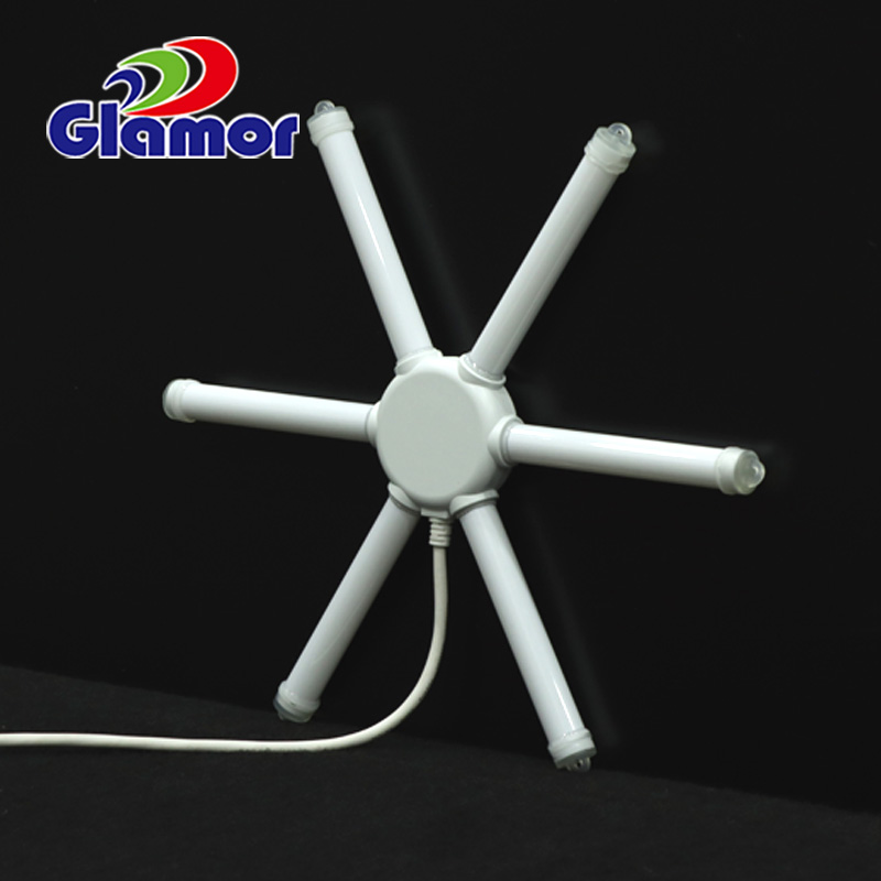 Milky color WW W chasing effect ជាក្រុមហ៊ុនពន្លឺបំពង់កាំជ្រួចព្រិលធ្លាក់ដោយស្វ័យប្រវត្តិ- Glamour 7