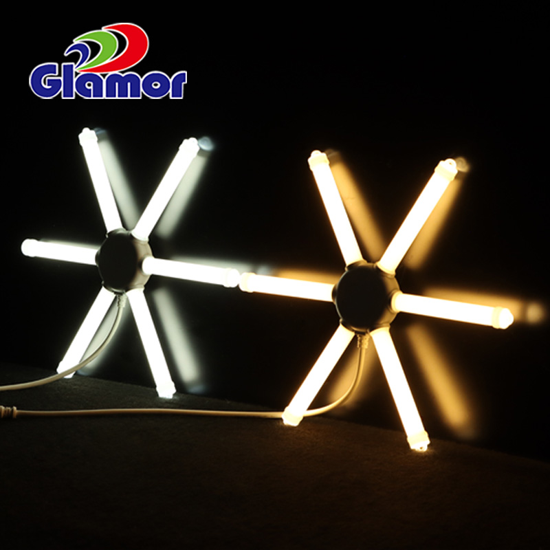 Milky color WW W chasing effect ជាក្រុមហ៊ុនពន្លឺបំពង់កាំជ្រួចព្រិលធ្លាក់ដោយស្វ័យប្រវត្តិ- Glamour 9