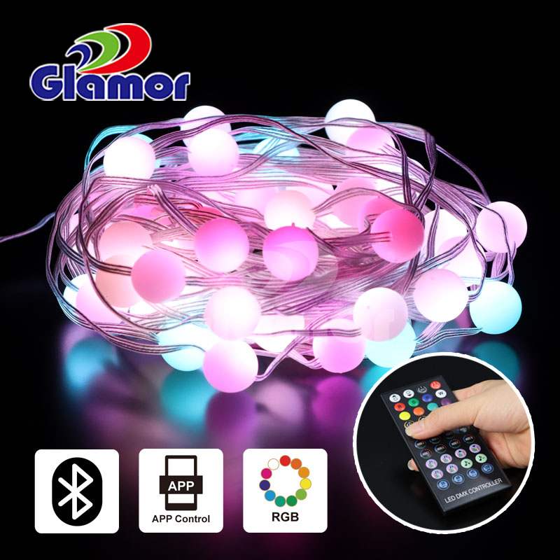 APP atharrachail RGB agus smachd iomallach airson solais sìthiche craobh Nollaige LED airson cleachdadh a-staigh, neach-dèanamh solais slabhraidh | Glamour 11