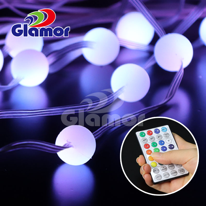 APP atharrachail RGB agus smachd iomallach airson solais sìthiche craobh Nollaige LED airson cleachdadh a-staigh, neach-dèanamh solais slabhraidh | Glamour 8