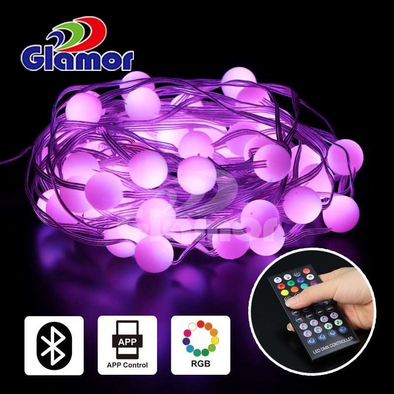 APP atharrachail RGB agus smachd iomallach airson solais sìthiche craobh Nollaige LED airson cleachdadh a-staigh, neach-dèanamh solais slabhraidh | Glamour 6