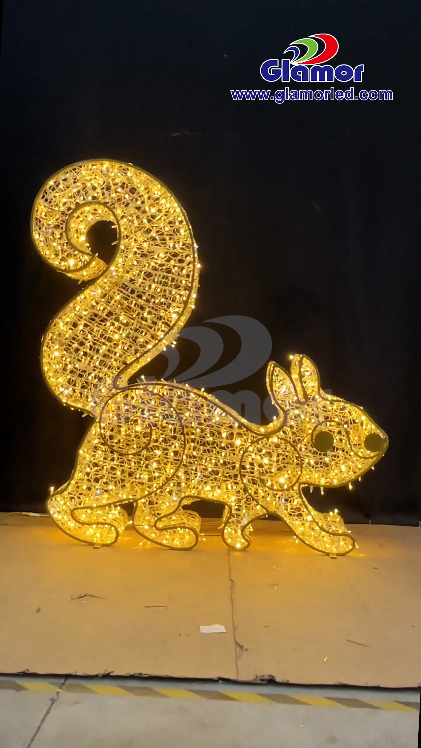 2025 Ποιοτικό προϊόν Πρωτοχρονιάς σε στυλ ζώων 3D χριστουγεννιάτικη διακόσμηση φωτισμού Glamour κατασκευαστής 2