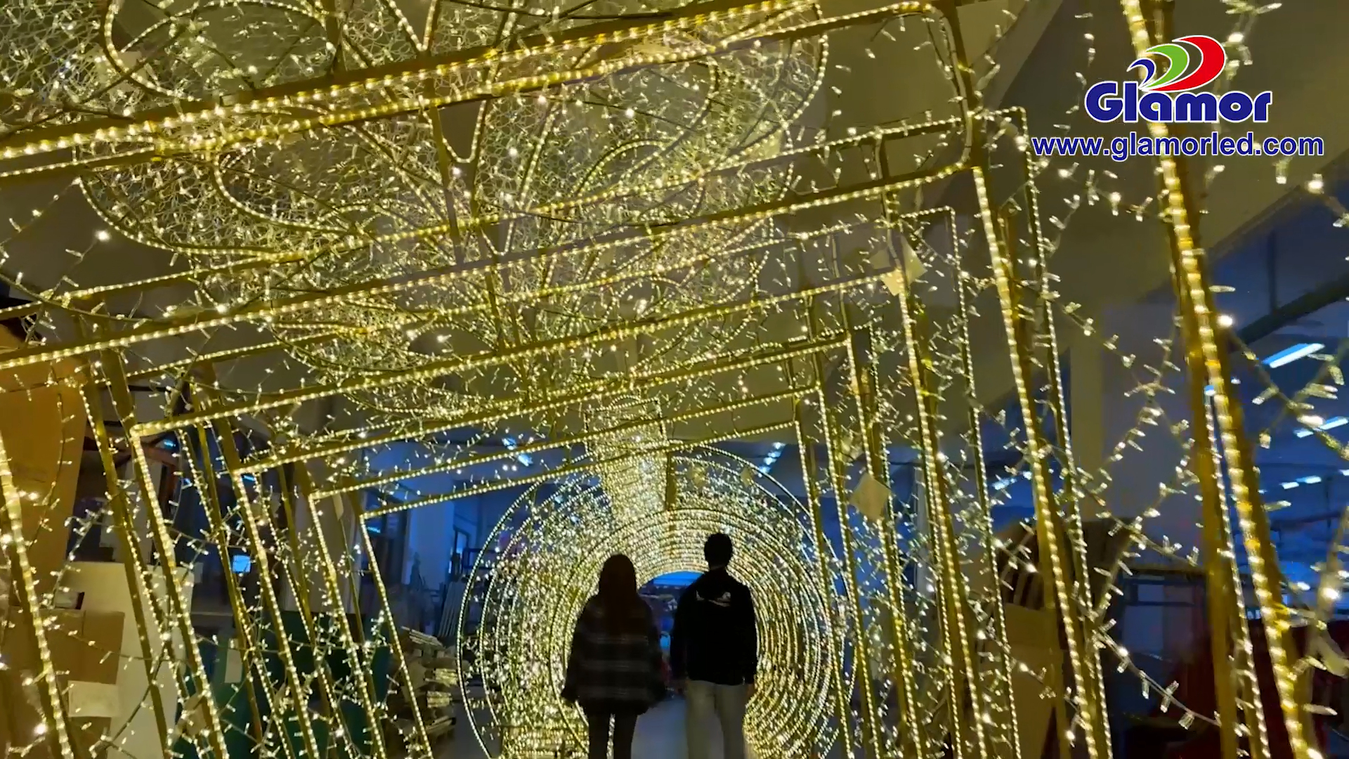 დიდი გამოფენა პარკში, პლაზას ხარისხის კონტროლირებადი პროდუქტები IP65 წყალგაუმტარი საშობაო LED მოტივური ნათურა | გლამური 3