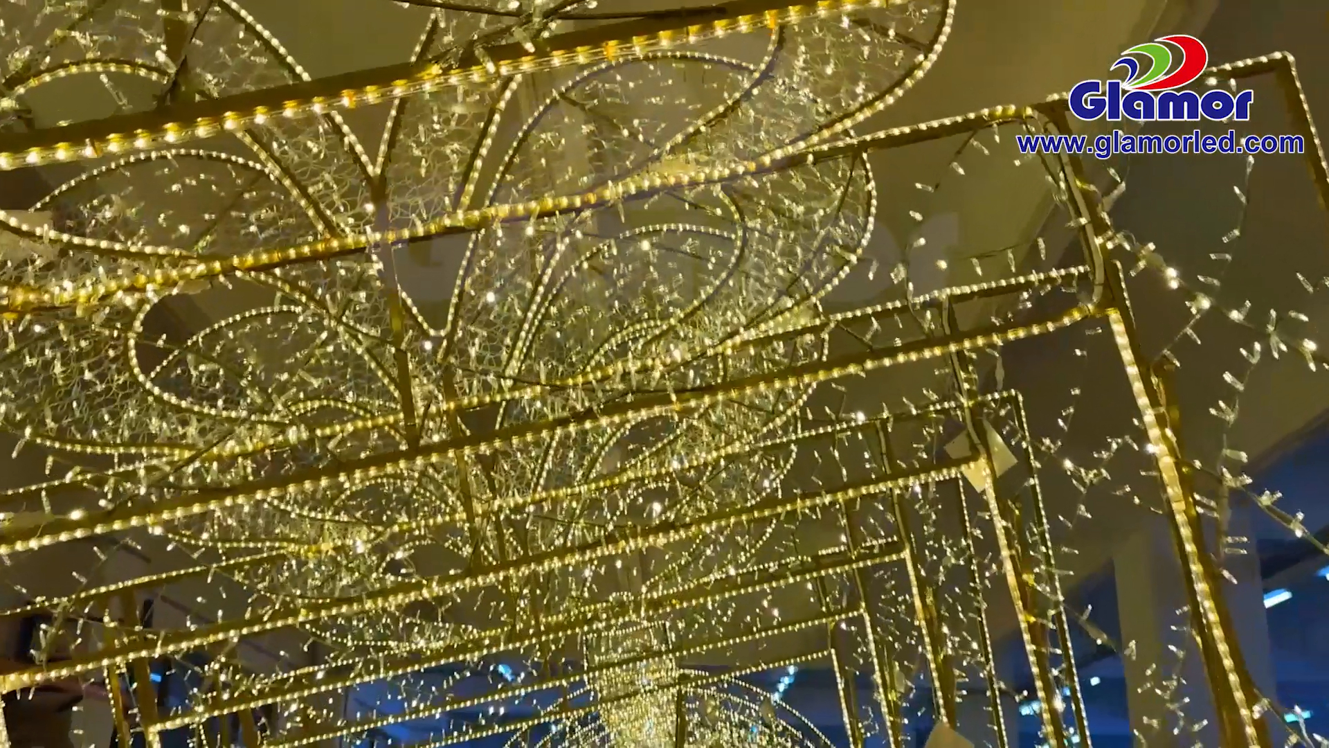 დიდი გამოფენა პარკში, პლაზას ხარისხის კონტროლირებადი პროდუქტები IP65 წყალგაუმტარი საშობაო LED მოტივური ნათურა | გლამური 4