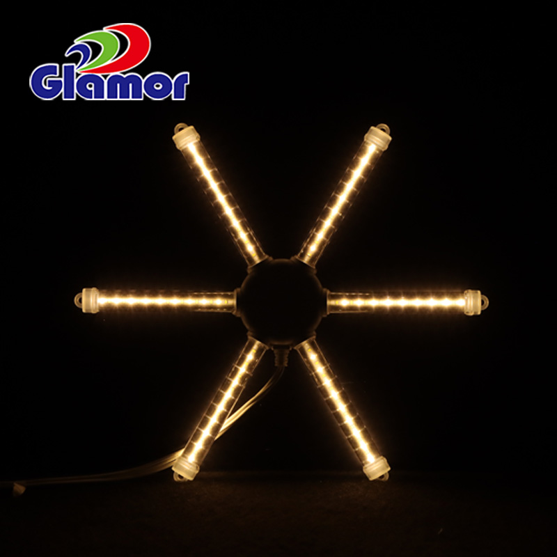 ສີຂາວອົບອຸ່ນສີຂາວ chaging ອັດຕະໂນມັດ firework snowfall tube ແສງສະຫວ່າງ IP65 ກັນນ້ໍາ | Glamour ຜູ້ສະຫນອງ Zhongshan 4