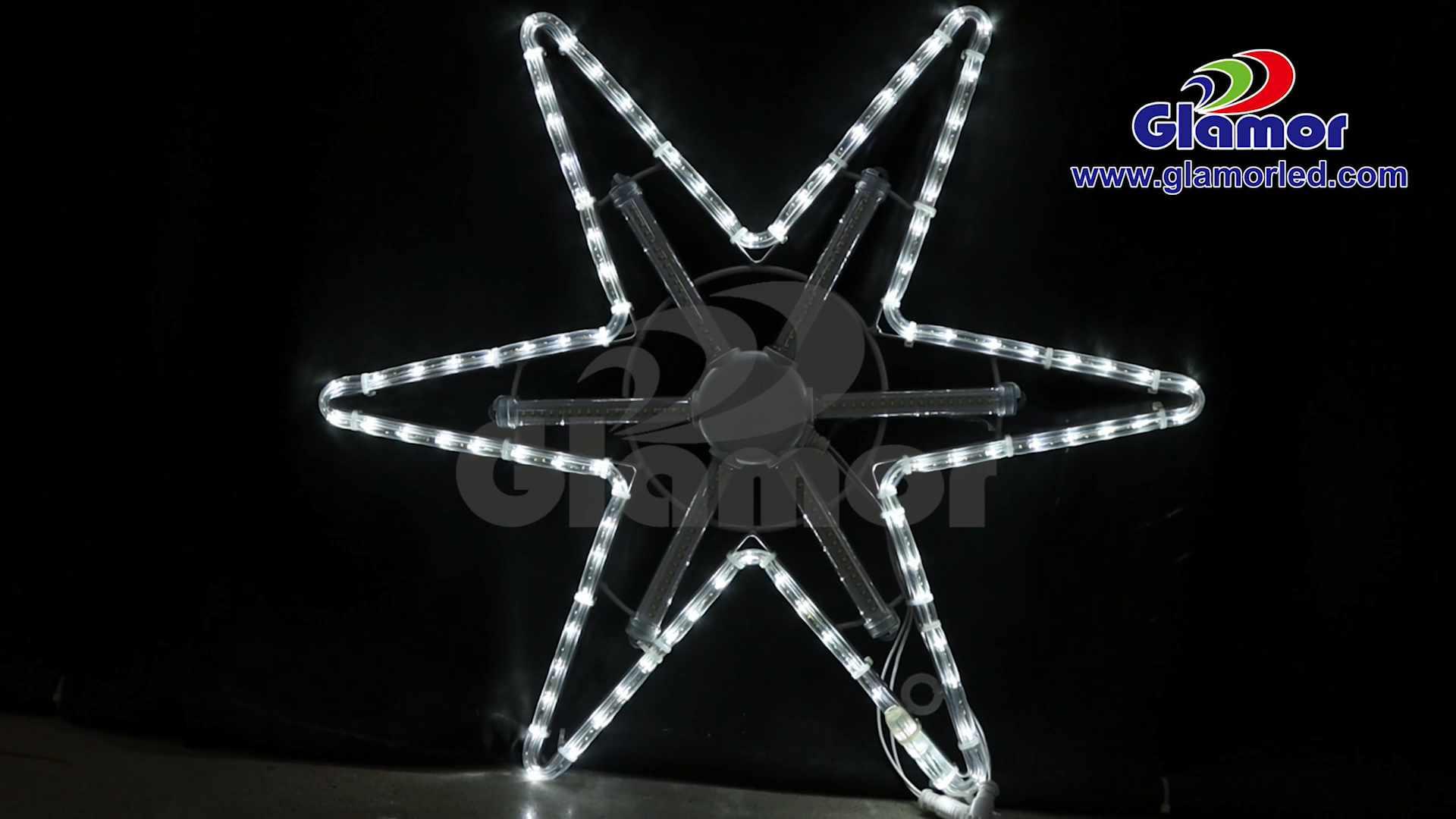 چراغ کریسمس سفارشی با نورپردازی تزئینی دو بعدی ضد آب IP65 با جلوه تعقیب ستاره سفید | تامین کننده نورپردازی زرق و برق 2