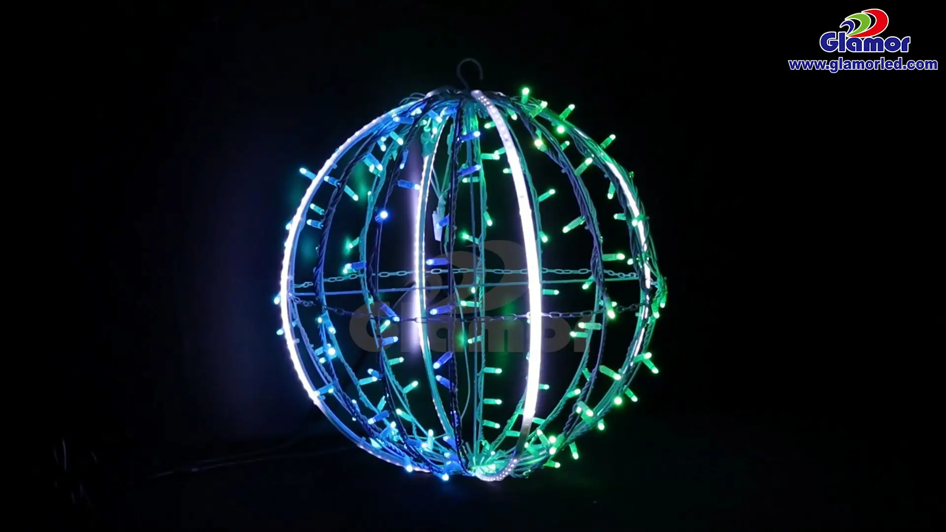 RGB-serien SMD-stripljus med färgskiftande hängande LED-motivdisplay | Glamour Factory 1