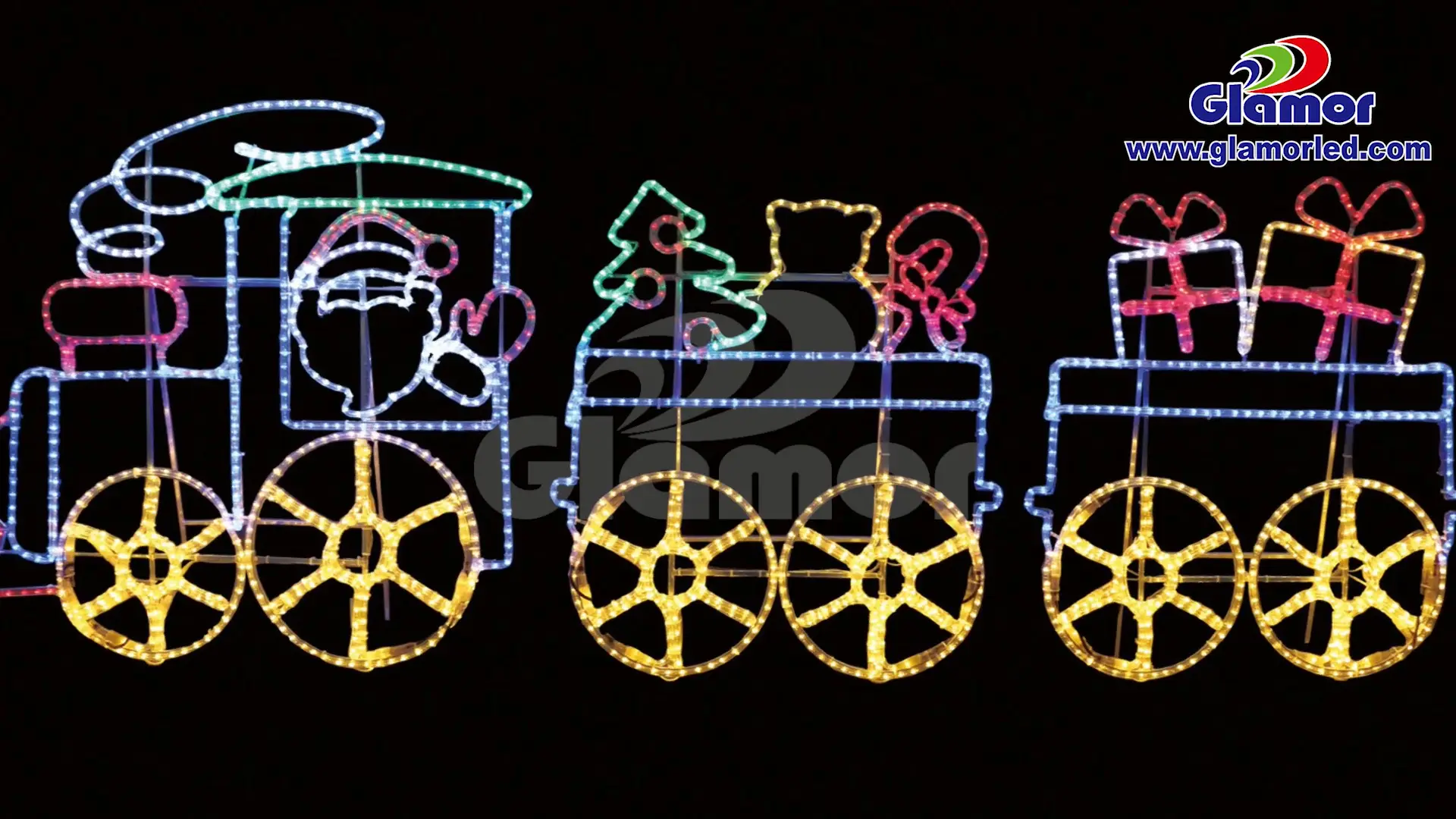 Christmas kho kom zoo nkauj teeb pom kev txoj kev ncej dai lub teeb Snowman Santa Claus 2D motifs zaub | Glamour manufacturers 1