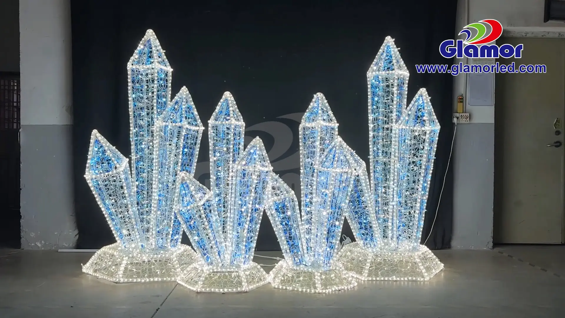 2025 New items customized best ice mountain decorative light 3D motif from Glamor manufacturer 1