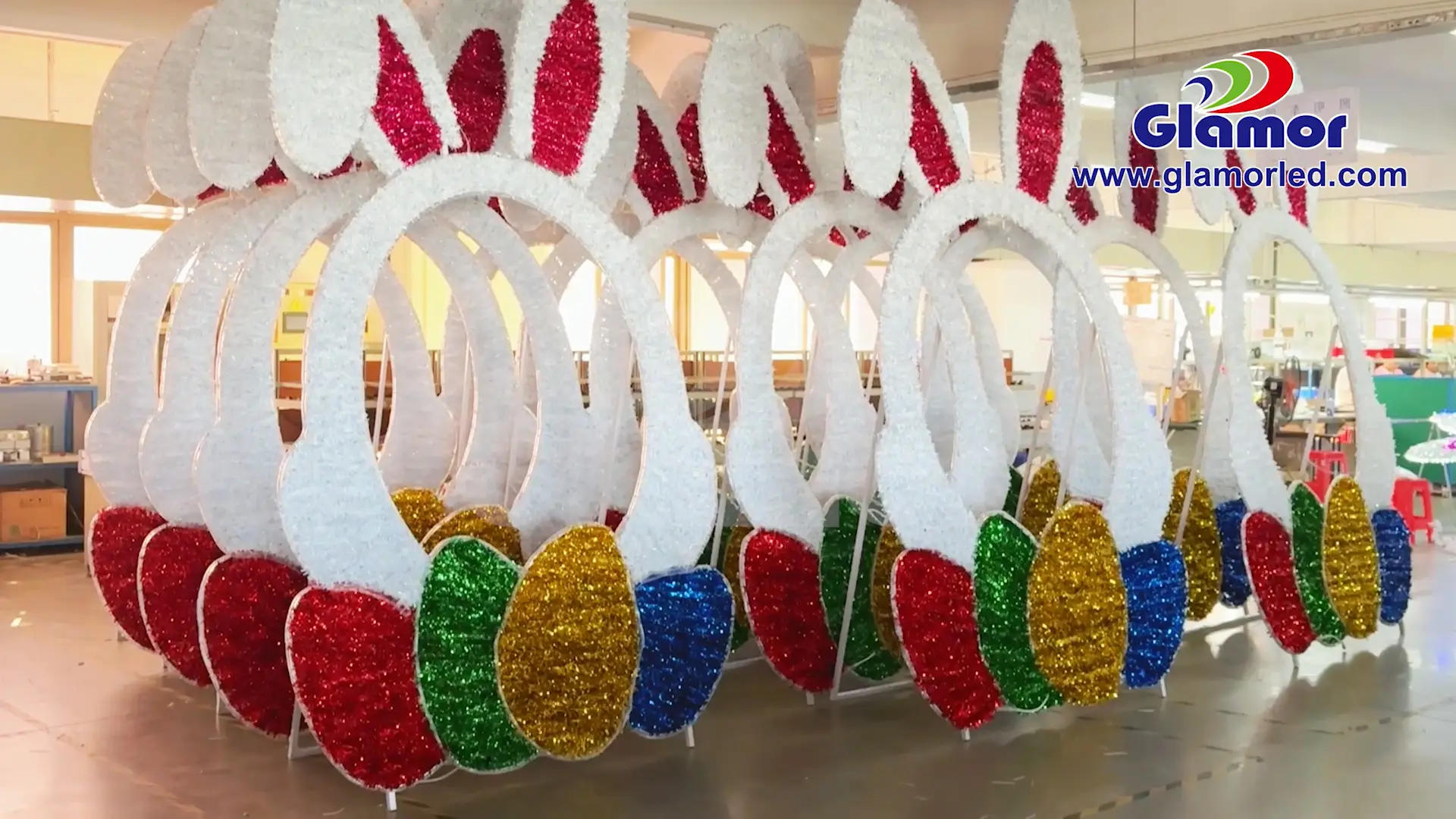 Onyesho Uliobinafsishwa la Sungura P2 Christimas Eva Holloween watengenezaji motif za sherehe Kutoka Uchina | GLAMOR 1
