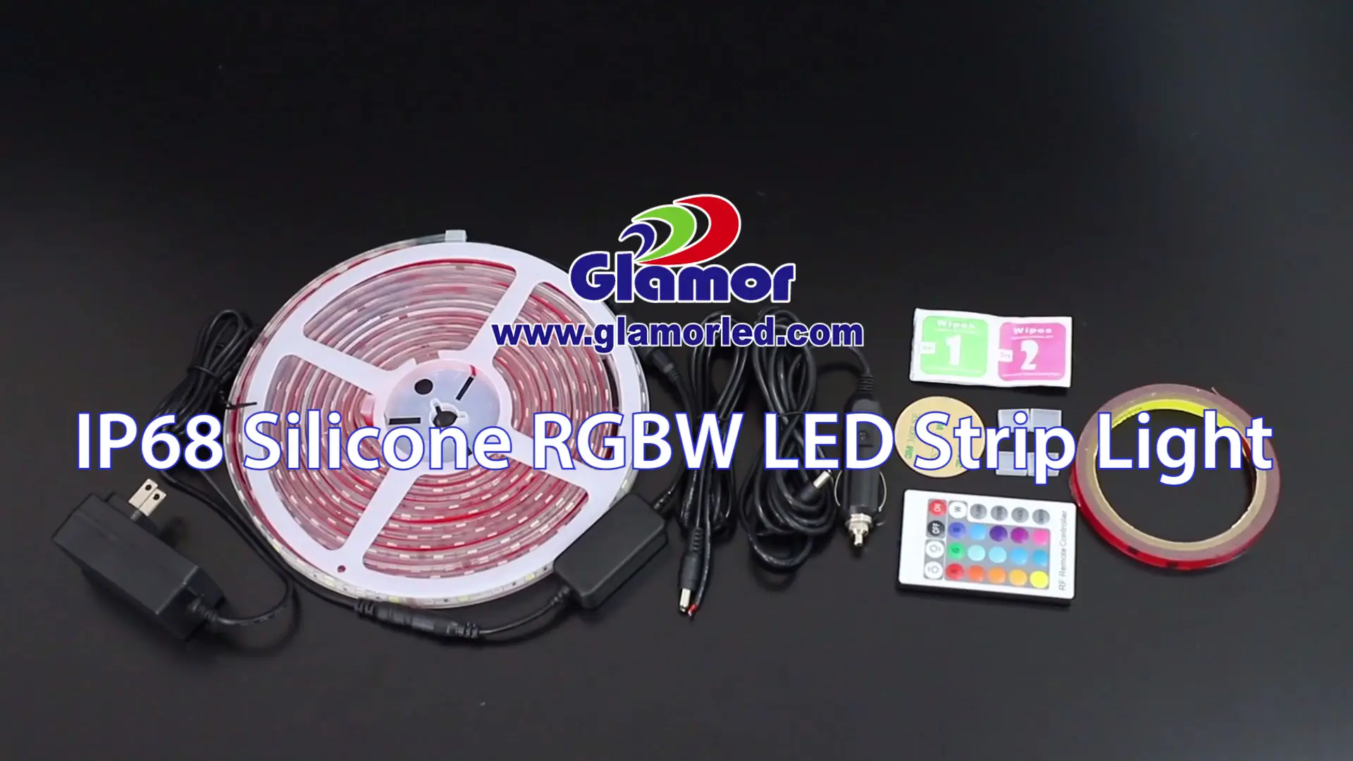Kwaliteit IP68 SMD5050 VOOR AUTO DIY RGBW Auto Atmosfeer slicone strip licht Fabrikant | GLAMOR 1