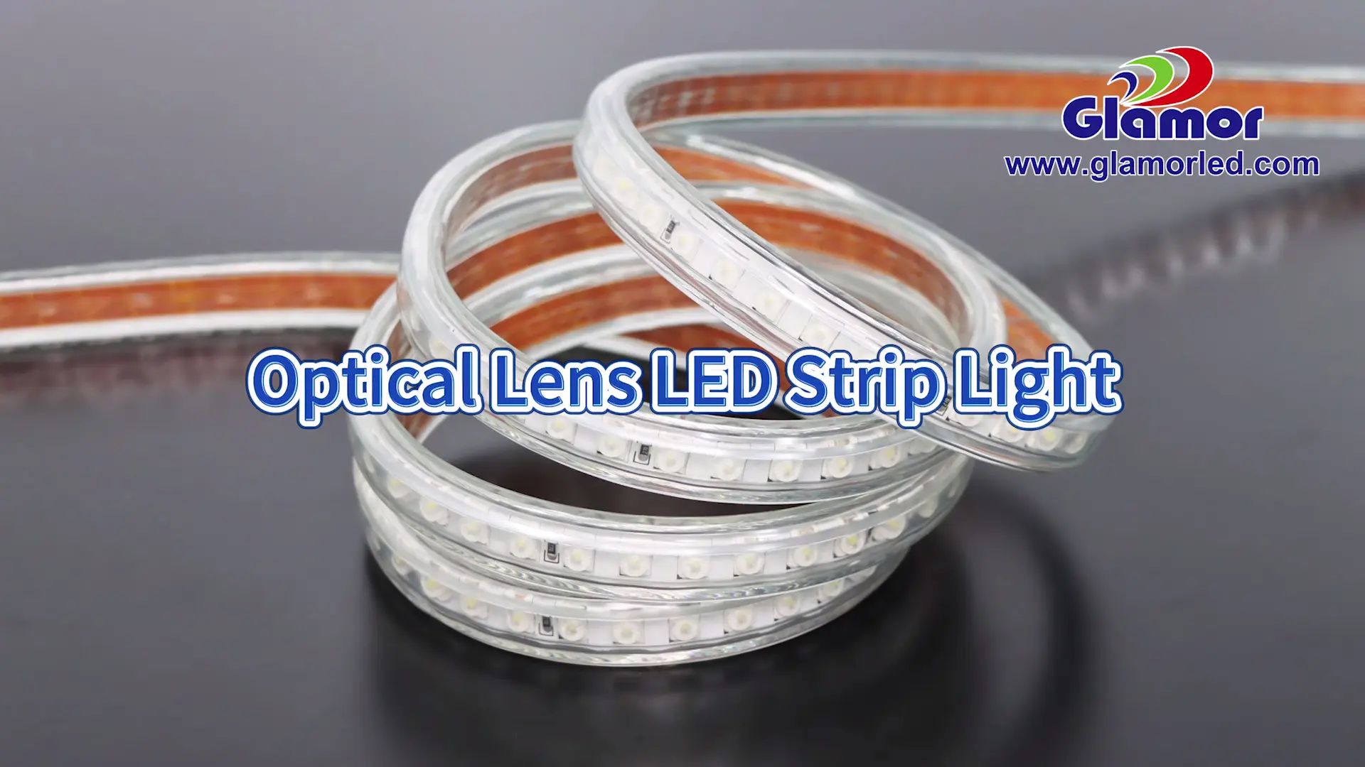 Lampu jalur LED fleksibel kanta optik luaran 6060 IP65 ,50m,14W/m,pengilang| GLAMOR 1