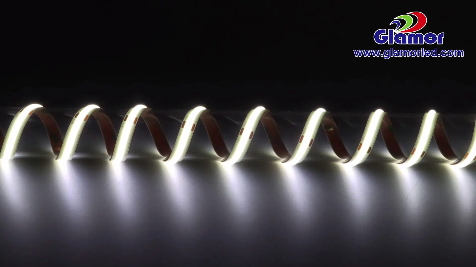 heç bir gərginlik düşməsi COB zolaq işığı 48V 24V,istehsalçı-GLAMOR 1