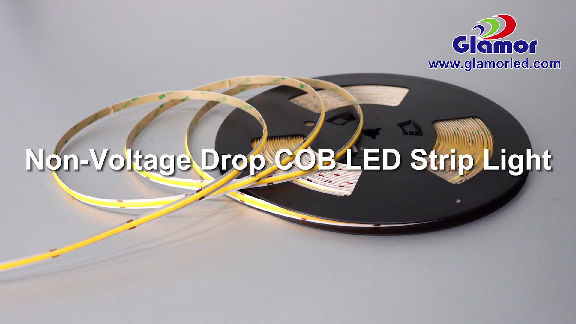 Voltaj düşüşü olmayan COB şerit ışık 48V 24V, üretici-GLAMOR 2