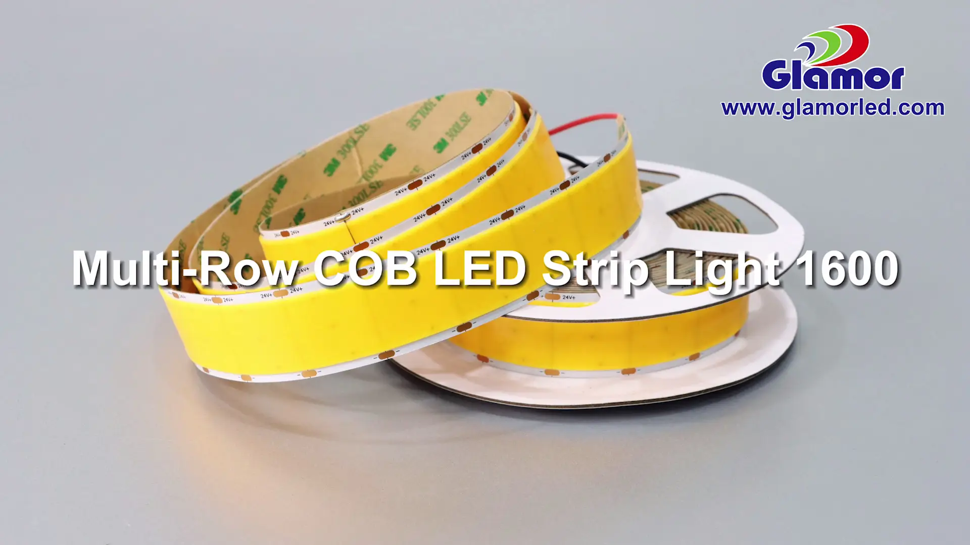 Fita de LED COB branca quente mais brilhante, cinco fileiras de largura de 30 mm, fita de LED COB da China - Glamour 1