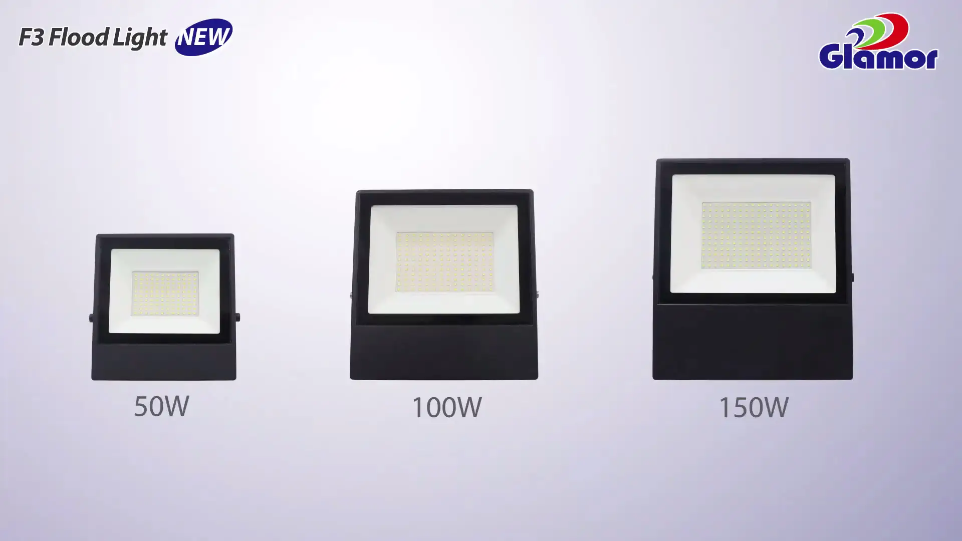 Led-vloedbeligting vir buitelug Groothandel 50W 100W 150W F3-reeks | GLAMOR 1