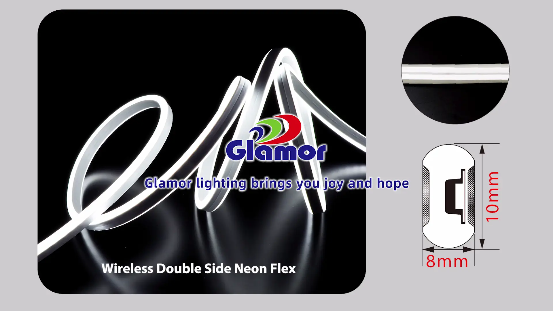 Partihandel Led Neon Flex Strip Belysning Dubbelsidig Neon Flexibel Strip 1