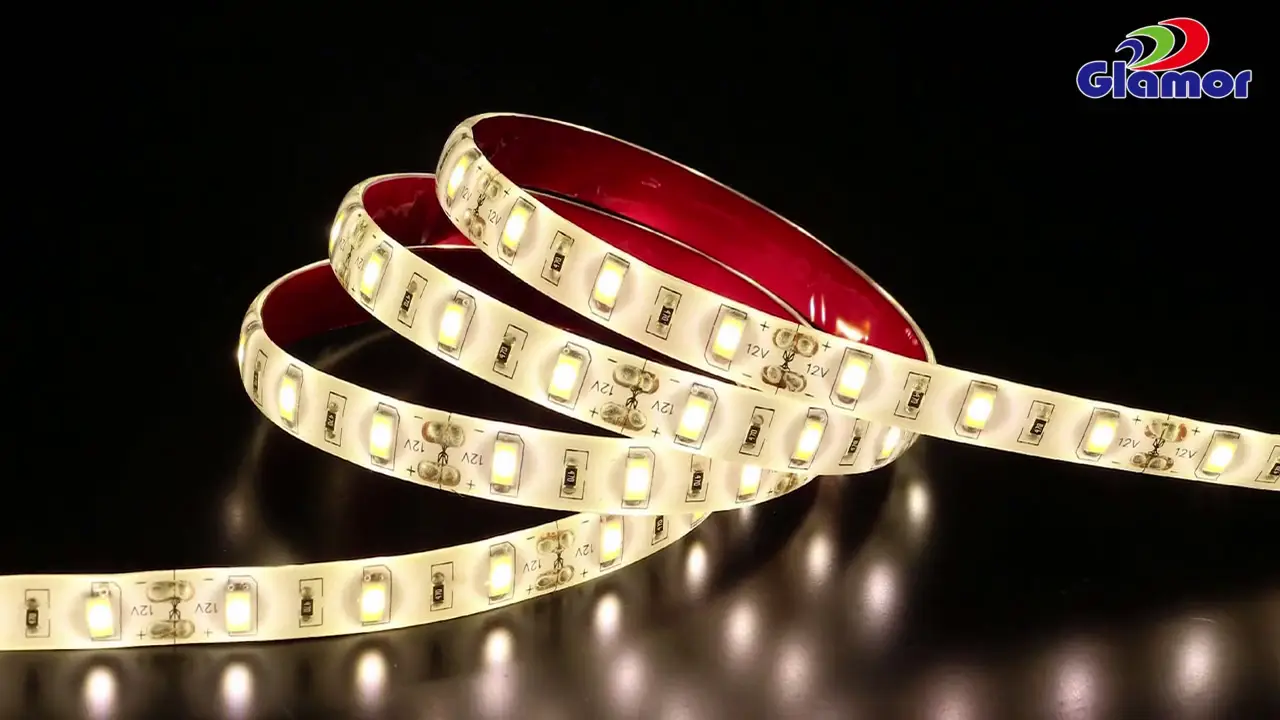 HighQuality 12V 24V LED Strip Light Varotra fotsy mafana, IP44-GLAMOR 1