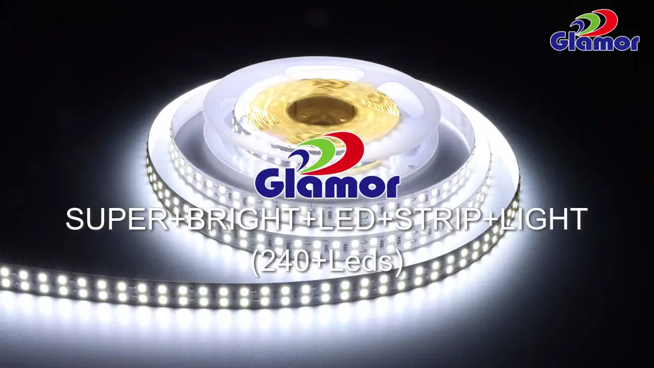 Eng yaxshi moslashuvchan LED chiziqlar Mis folga 240 led, zavod | GLAMOR 1