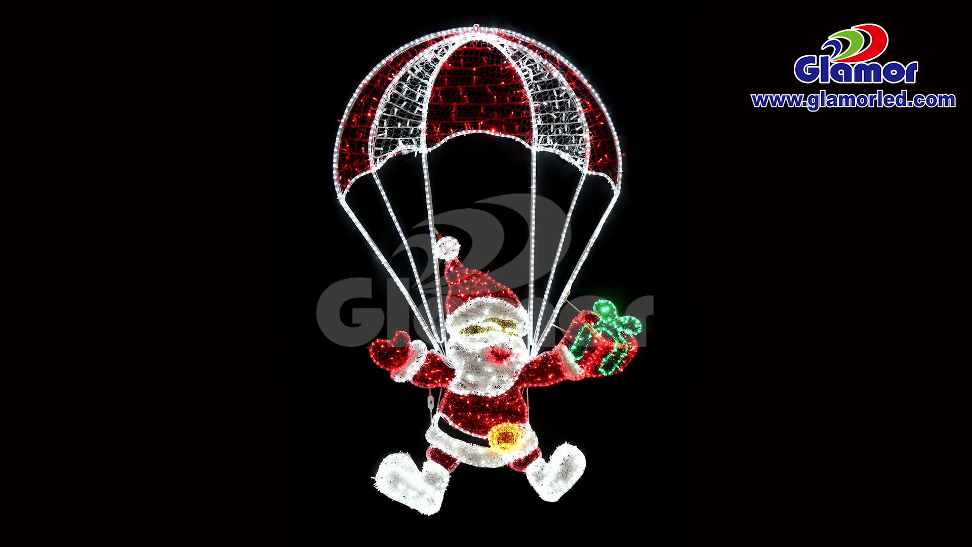 તહેવારોના આકારો, ઇન્ડોર અને આઉટડોર હોલિડે ક્રિસમસ દોરડા માટે તેજસ્વી ચમક LED મોટિફ લાઇટ્સ | ગ્લેમર 3