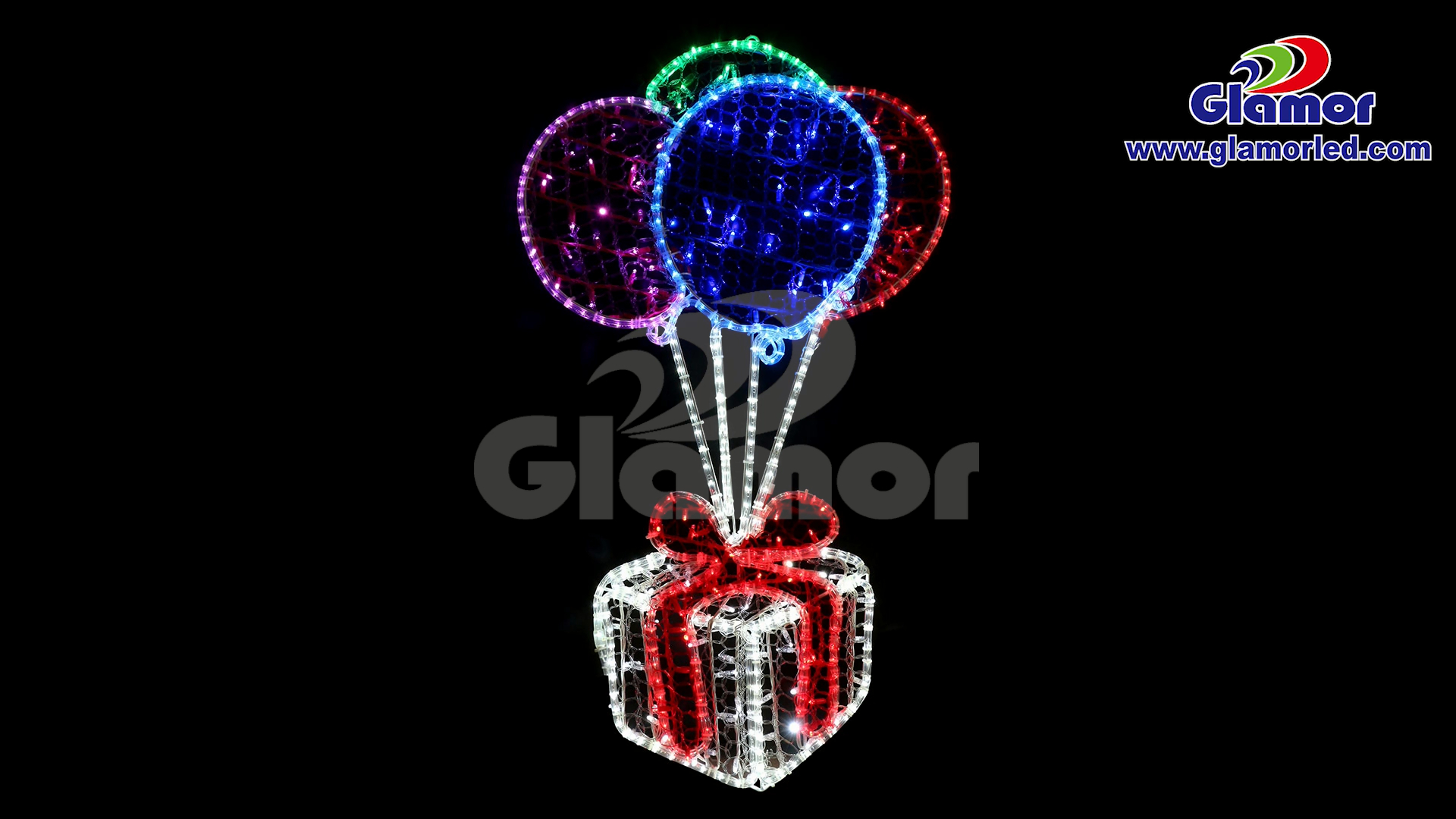 તહેવારોના આકારો, ઇન્ડોર અને આઉટડોર હોલિડે ક્રિસમસ દોરડા માટે તેજસ્વી ચમક LED મોટિફ લાઇટ્સ | ગ્લેમર 4