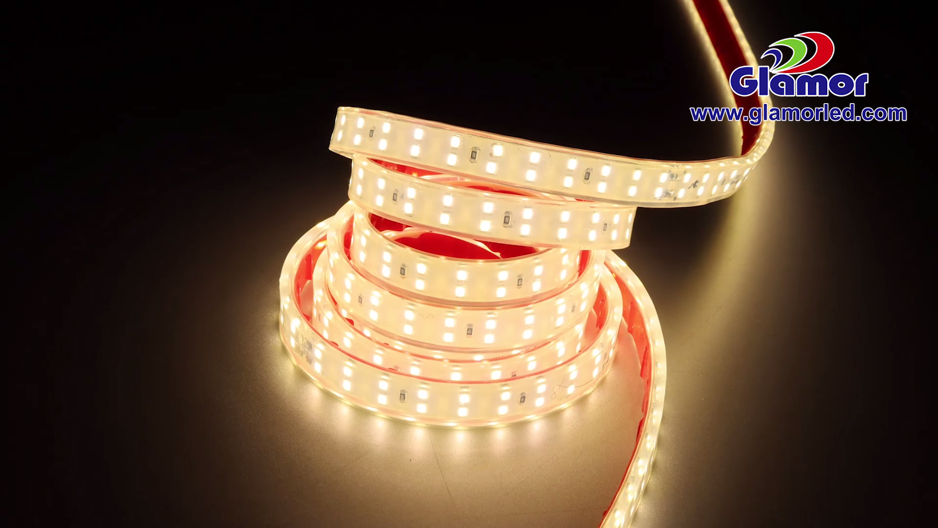 Lampu jalur silikon jalur, jalur lentur yang diketuai dengan tiub silikon, garisan berkembar 180 led/m, pengilang| GLAMOR 4