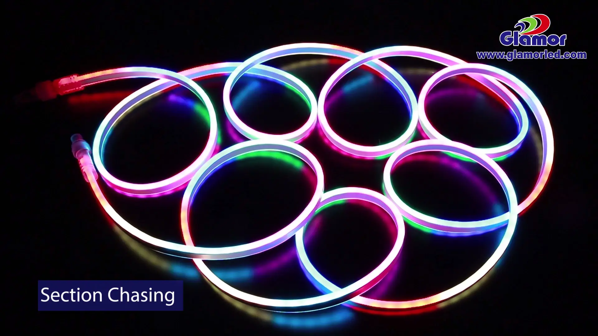 RGBIC LED neon flex RGB, RGB LED neon taulys, CE, CB, GS, SAA, ISO produsenter | GLAMOR 1