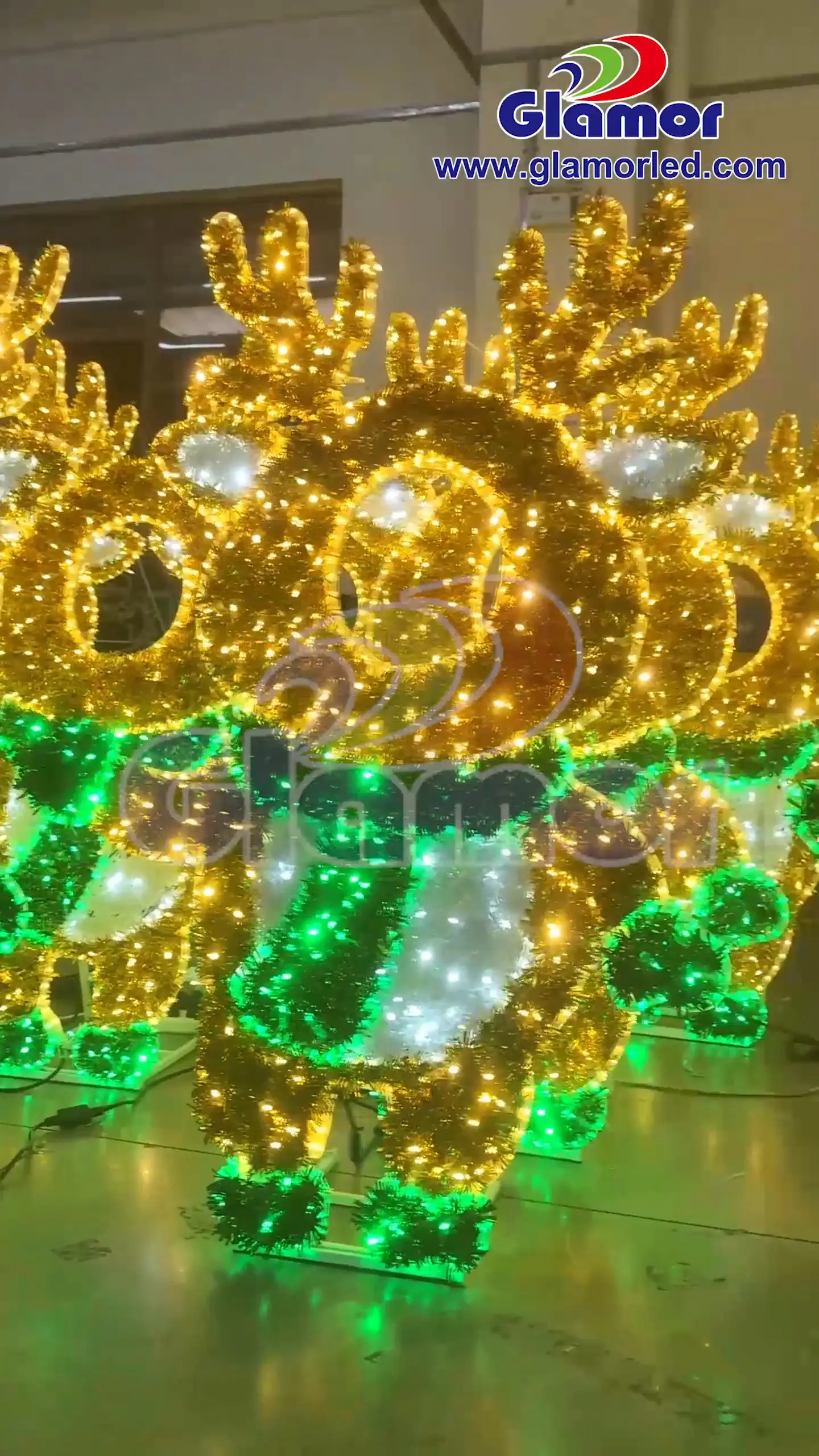 Producători de motive decorative cu lumini de Crăciun cu LED-uri din China, personalizate IP65, serie de fotografii 2D | GLAMOR 1