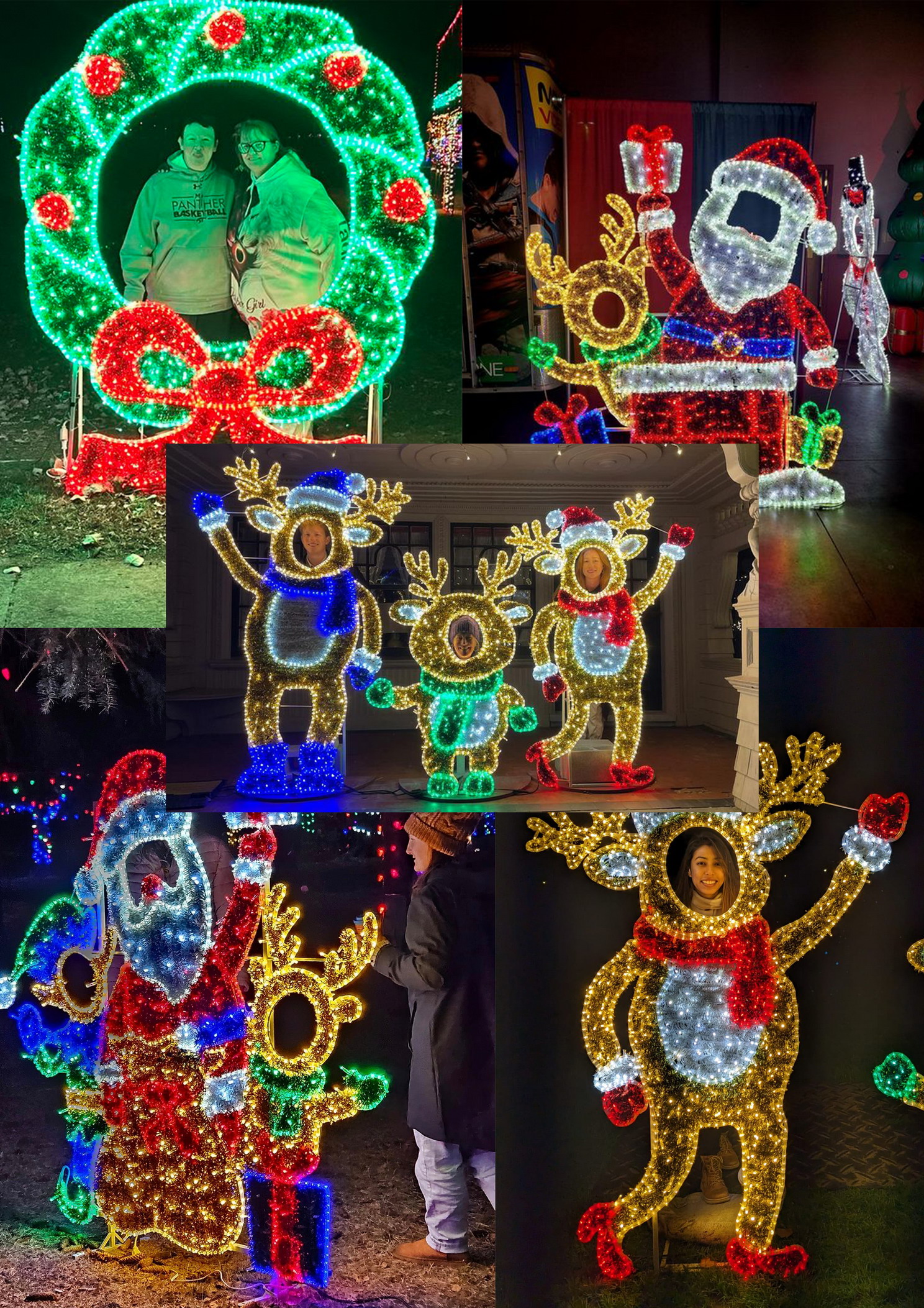 IP65 ប្ដូរតាមបំណង ស៊េរីរូបថត 2D ដែលត្រូវបានដឹកនាំ ក្រុមហ៊ុនផលិតគំនូរពន្លឺបុណ្យណូអែល មកពីប្រទេសចិន | ភាពអស្ចារ្យ 10